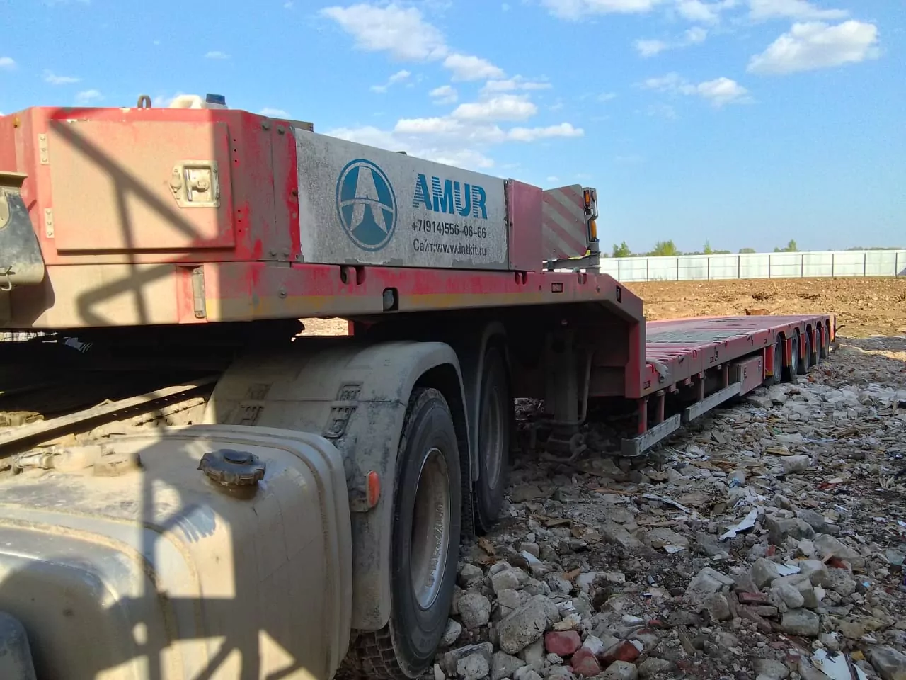 AMUR Полуприцеп тяжеловоз 5 осей