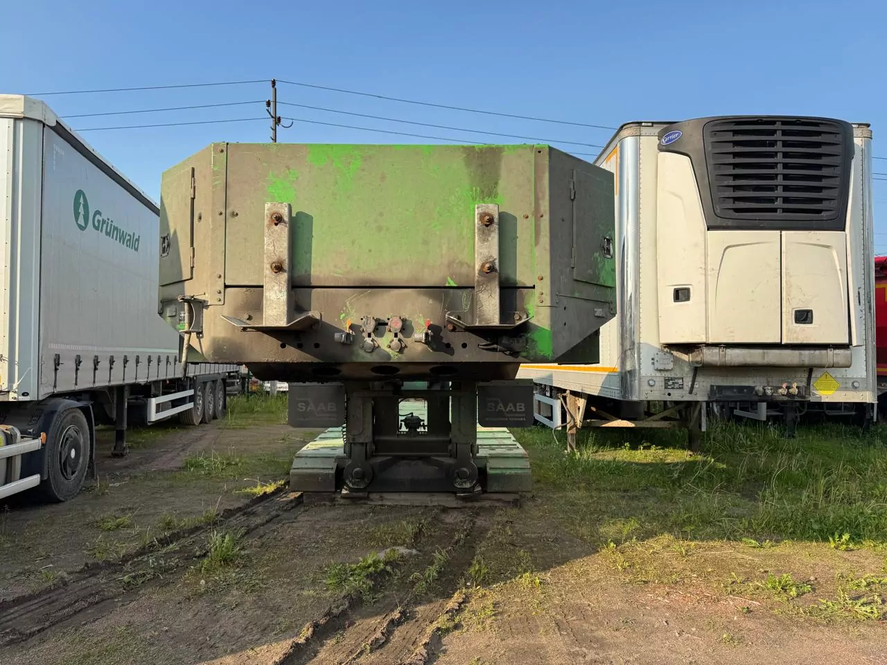 ПКФ СААБ 9893-0000040-05 Полуприцеп тяжеловоз 3 оси