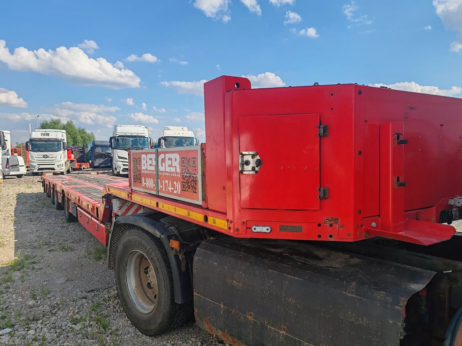 БЕРГЕР 9854-0000050-04 Полуприцеп тяжеловоз 4 оси