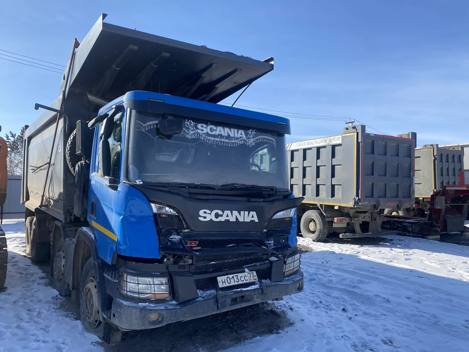Scania P 8x4 Самосвал