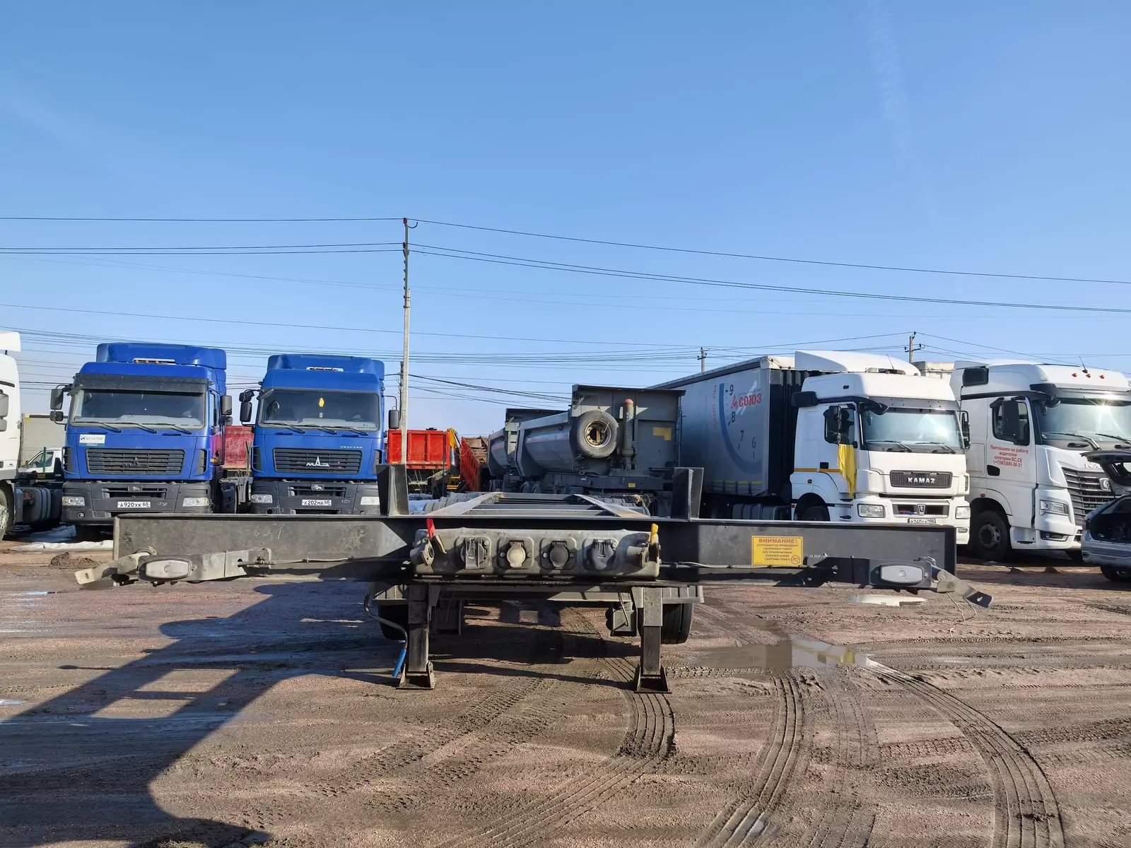 Тонар 99892 Полуприцеп контейнеровоз 4 оси