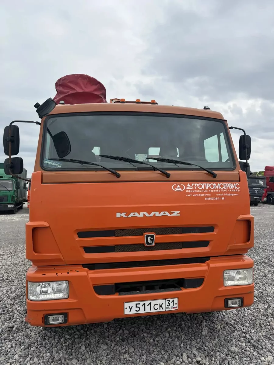 Агропромсервис 438230 на шасси КамАЗ 65115 6x4 Бортовой с КМУ