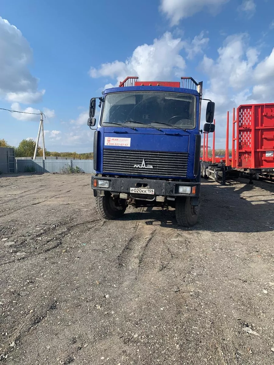 ЗАВОД АСАВТО 338260 на шасси МАЗ 6317 6x6 Сортиментовоз с КМУ