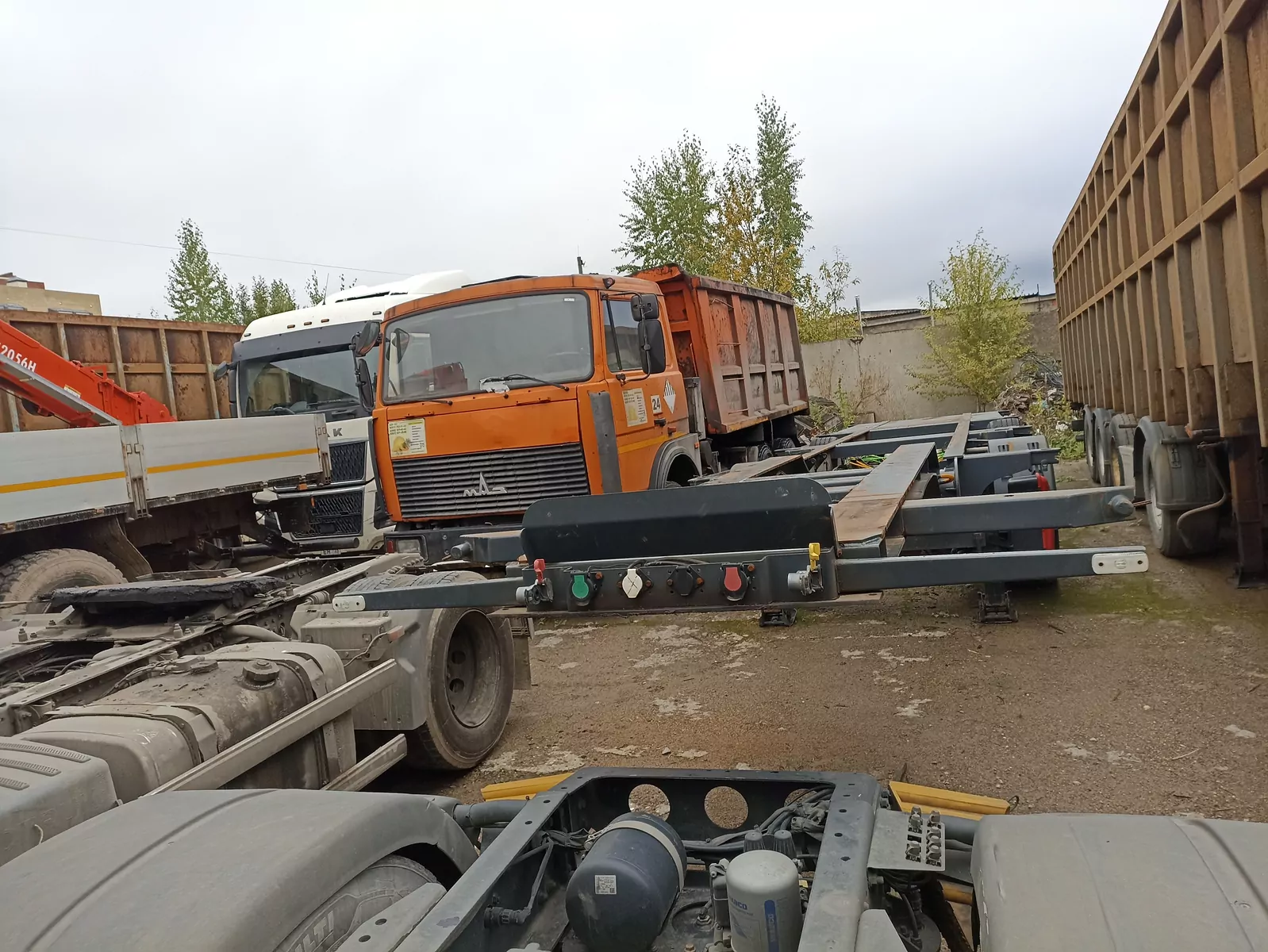 ORTHAUS C4 Полуприцеп контейнеровоз 4 оси