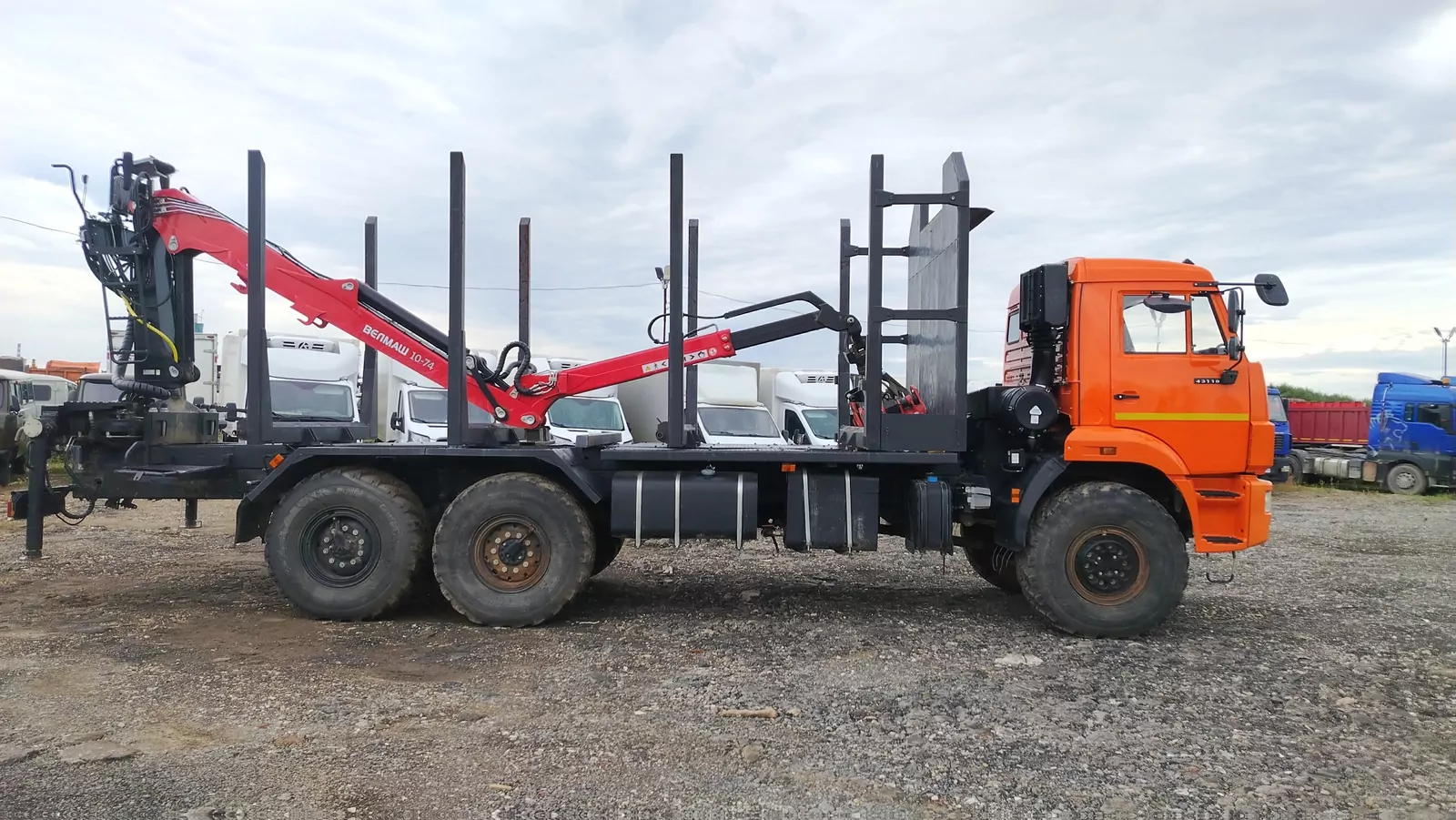 КамАЗ 43118 6x6 Сортиментовоз с КМУ