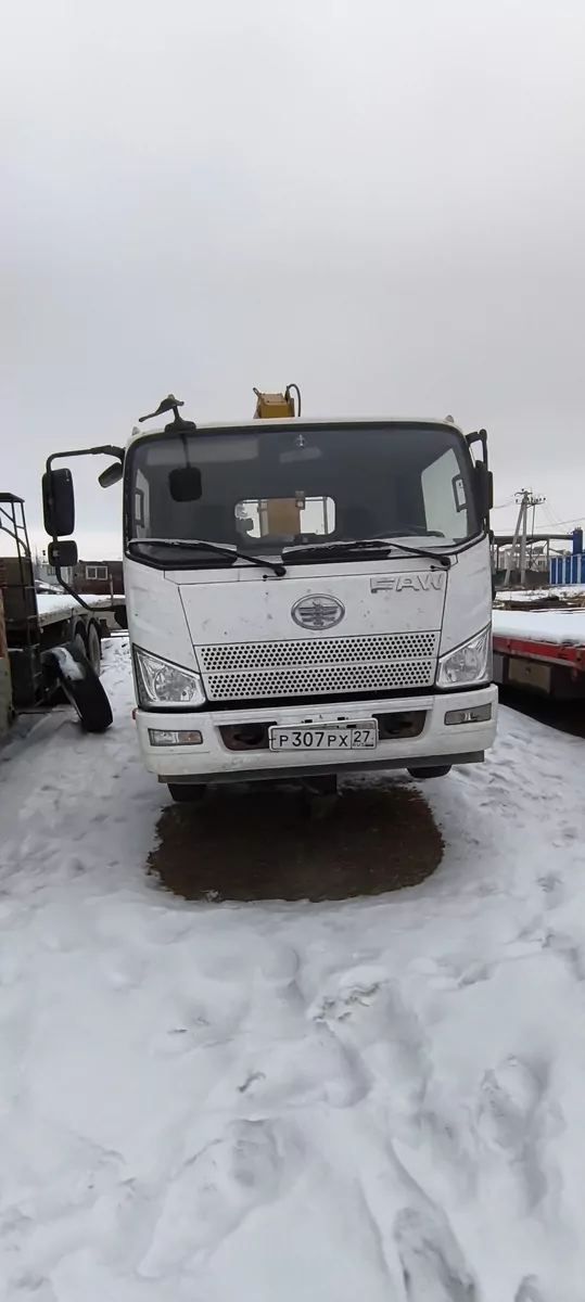 FAW CA5066 4x2 Бортовой с КМУ