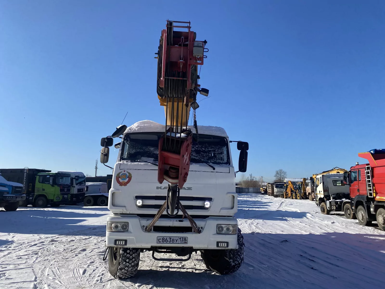 Галичский автокрановый завод КС-55713-5В на шасси КамАЗ 43118 6x6 Автокран