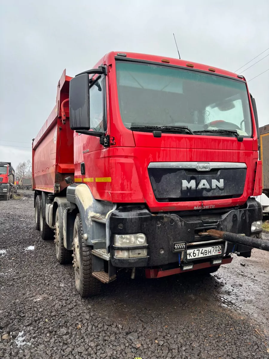 Бецема БЦМ-59 на шасси MAN TGS 8x4 Самосвал