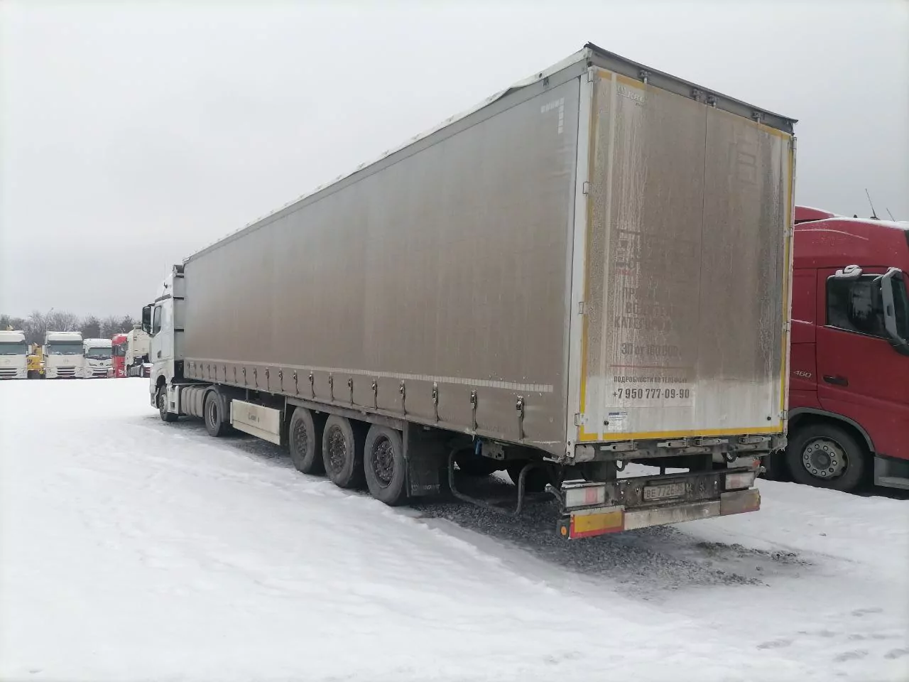 Krone SD Полуприцеп шторный