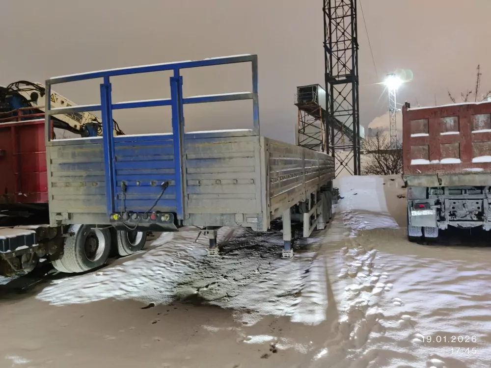 Туймазинский завод автобетоновозов 588513 Полуприцеп бортовой