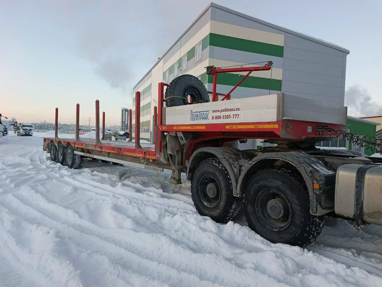 Политранс 94163-031 Полуприцеп тяжеловоз 3 оси