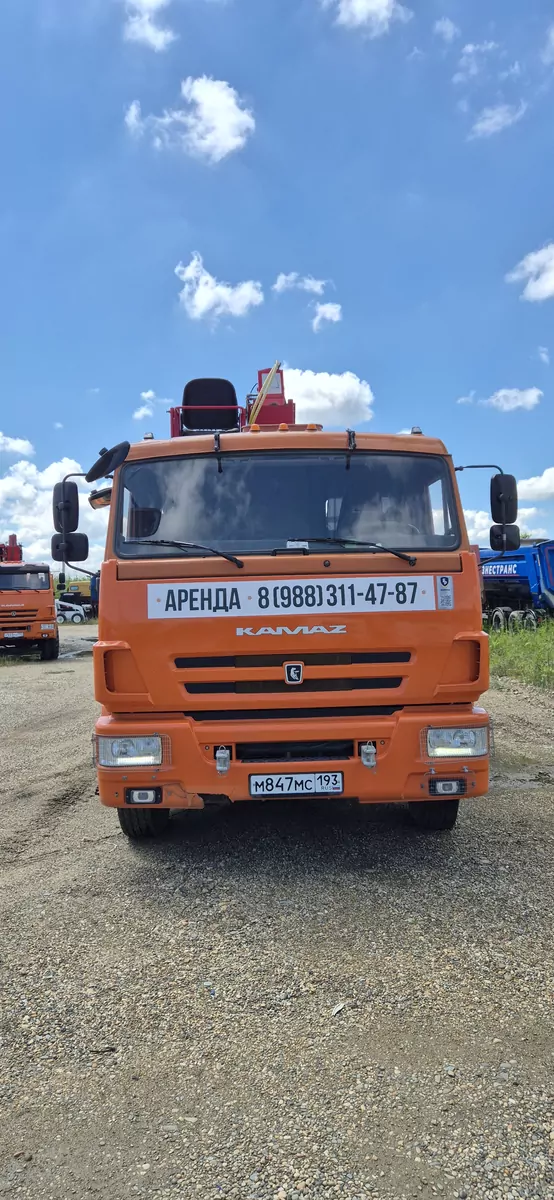 ЗАВОД АСАВТО 338706 на шасси КамАЗ 65115 6x4 Бортовой с КМУ
