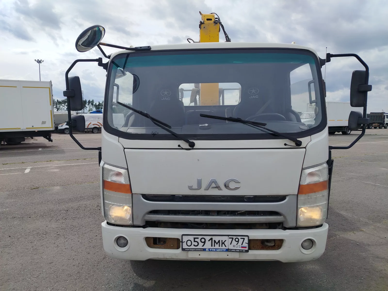 ТТМ-Центр АБ-71AALJ на шасси JAC N90 Бортовой с КМУ