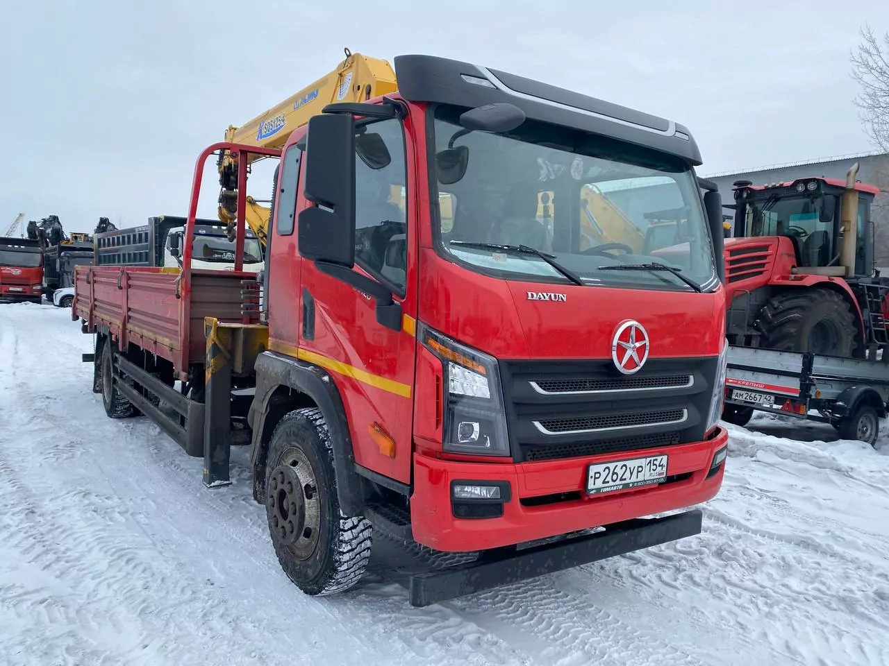 Dayun CGC1120D 4x2 Бортовой с КМУ