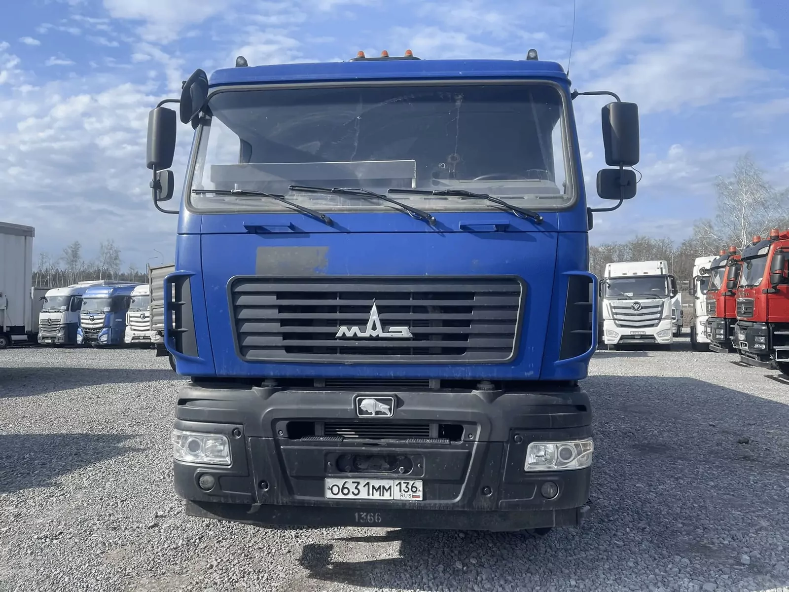 МЕТАЛЛСТРОЙ64 553544 на шасси МАЗ 6312 6x4 Зерновоз