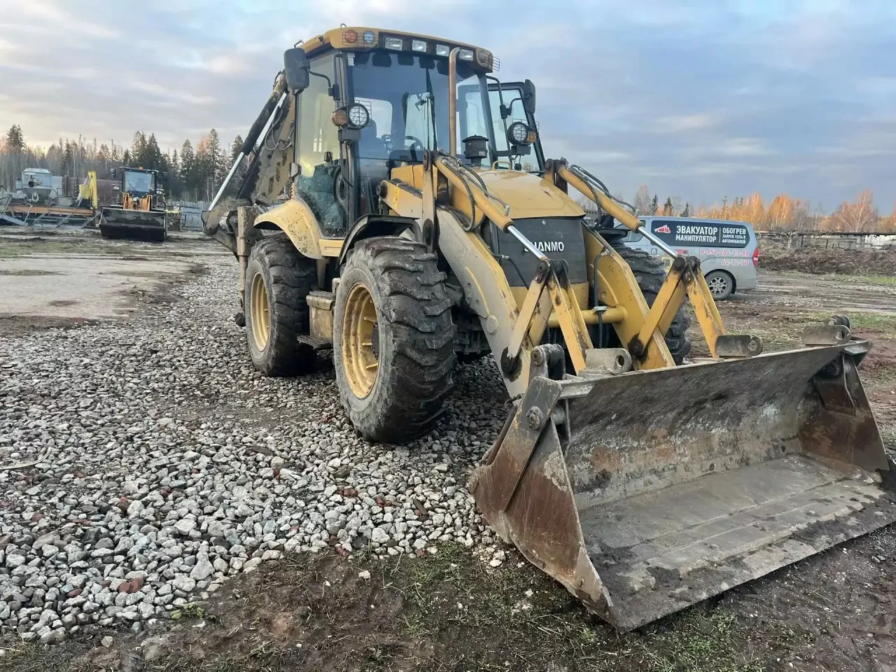 SHANMON 388H Экскаватор-погрузчик