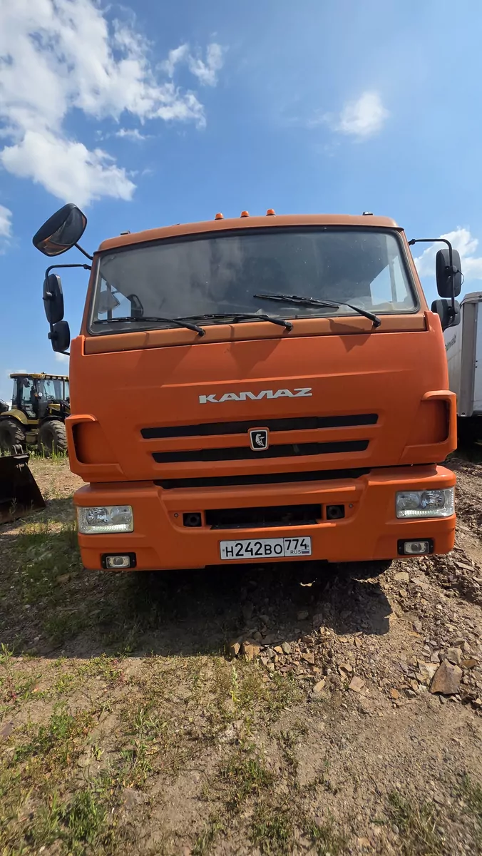 ЗАВОД АСАВТО 338216 на шасси КамАЗ 65115 6x4 Бортовой с КМУ
