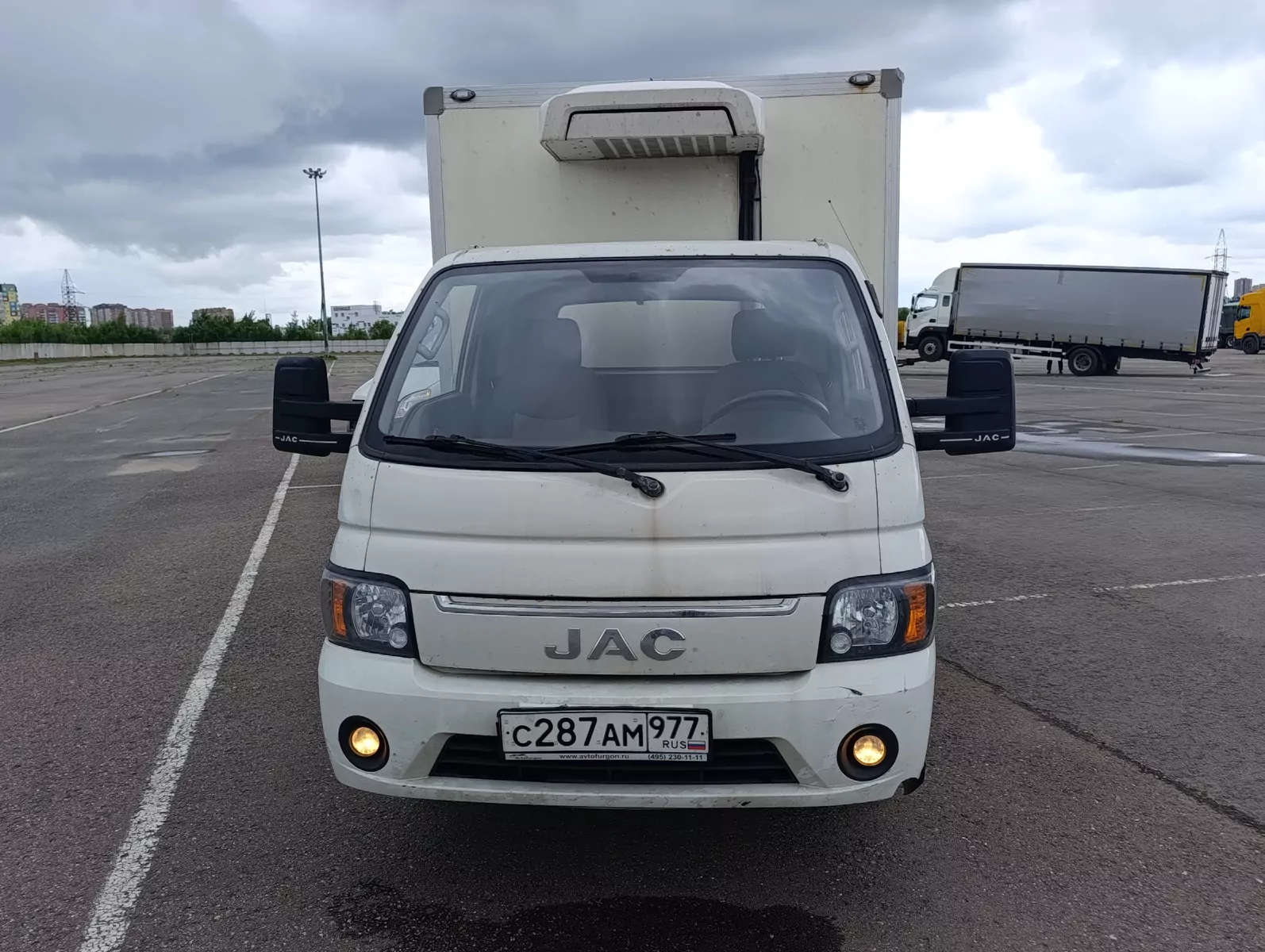 Центртранстехмаш АФ-77ACLJ-02 на шасси JAC N35 Изотермический/рефрижератор