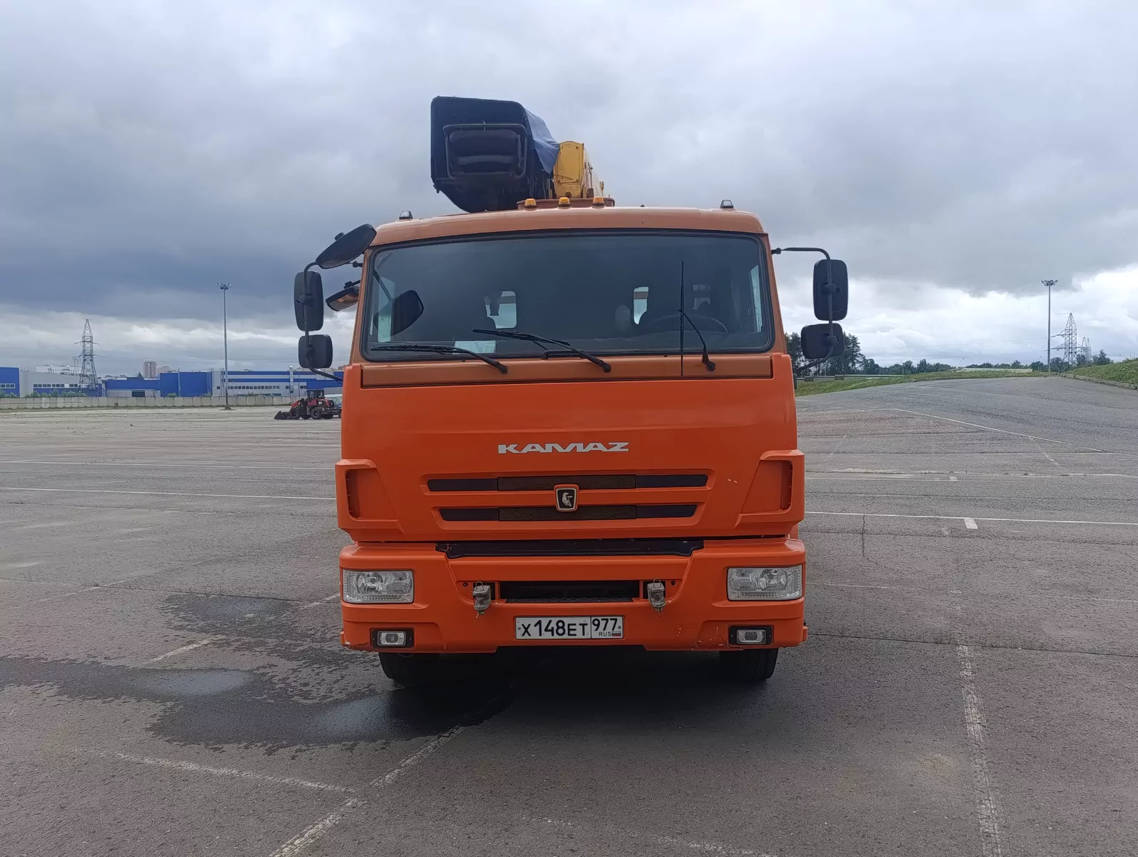 КамАЗ 65115 6x4 Бортовой с КМУ
