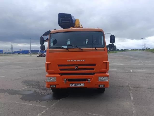 КамАЗ 65115 6x4 Бортовой с КМУ