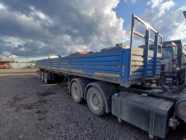 Туймазинский завод автобетоновозов 588513 Полуприцеп бортовой