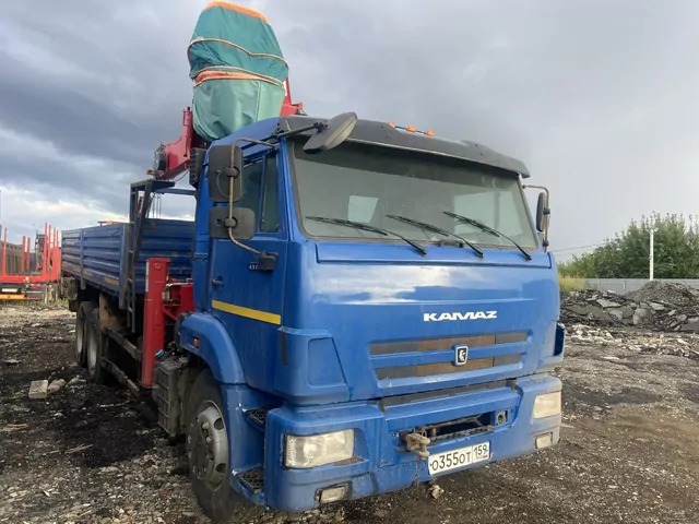 РР ГРУПП 4303А4-10 на шасси КамАЗ 65115 6x4 Бортовой с КМУ