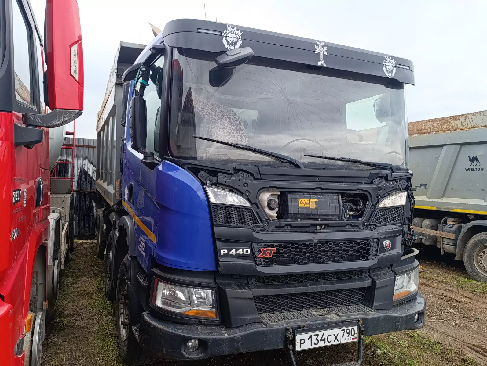 Scania P 8x4 Самосвал