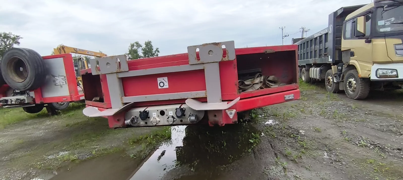 Ютерборг 9852 Полуприцеп тяжеловоз 3 оси