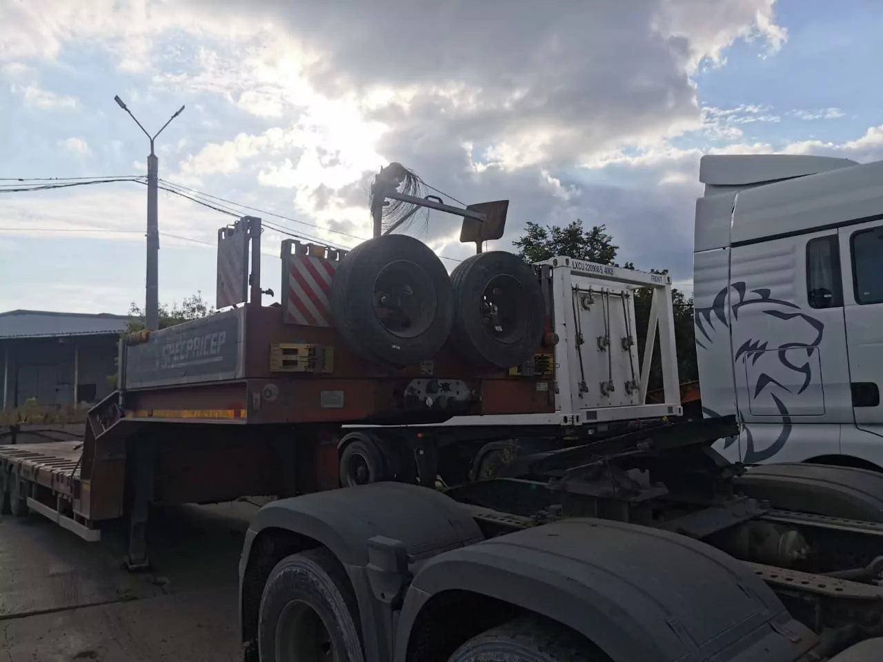 Спецприцеп 9942L5 Полуприцеп тяжеловоз 5 осей