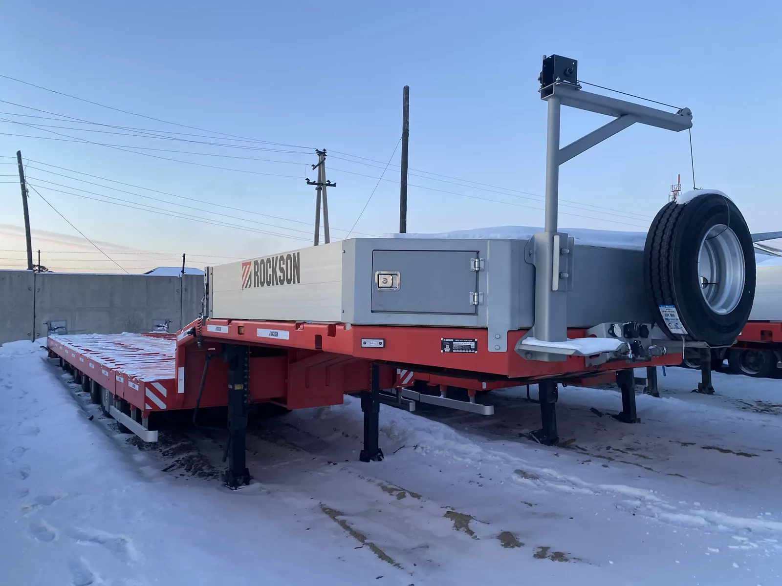 ROCKSON 9891 Полуприцеп тяжеловоз 7 осей