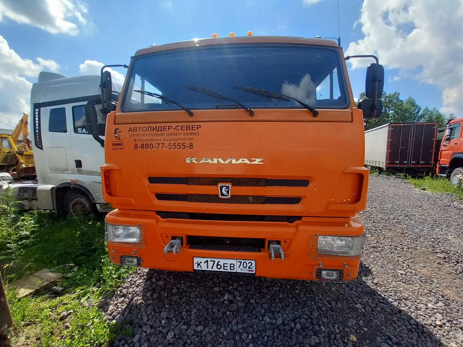 НефАЗ 4514 на шасси КамАЗ 65115 6x4 Самосвал