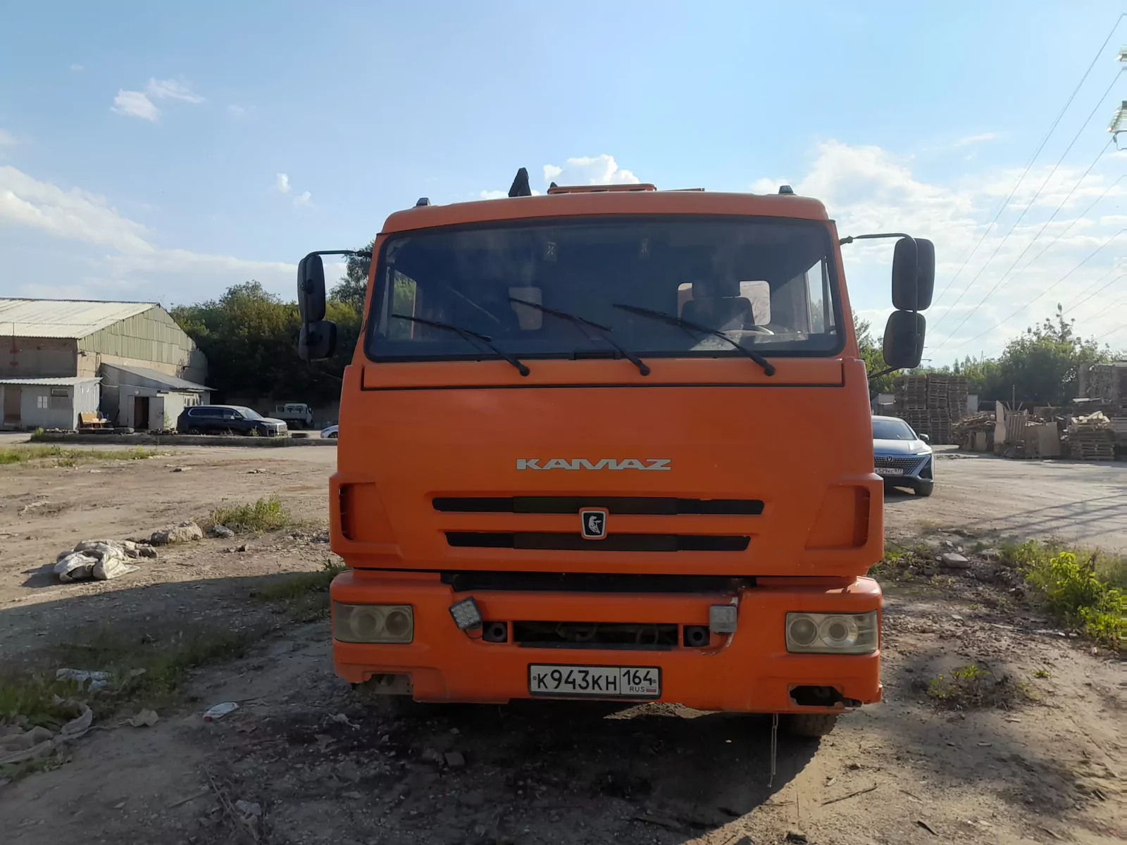 Ряжский авторемонтный завод МК-4552-02 на шасси КамАЗ 43253 4x2 Мусоровоз
