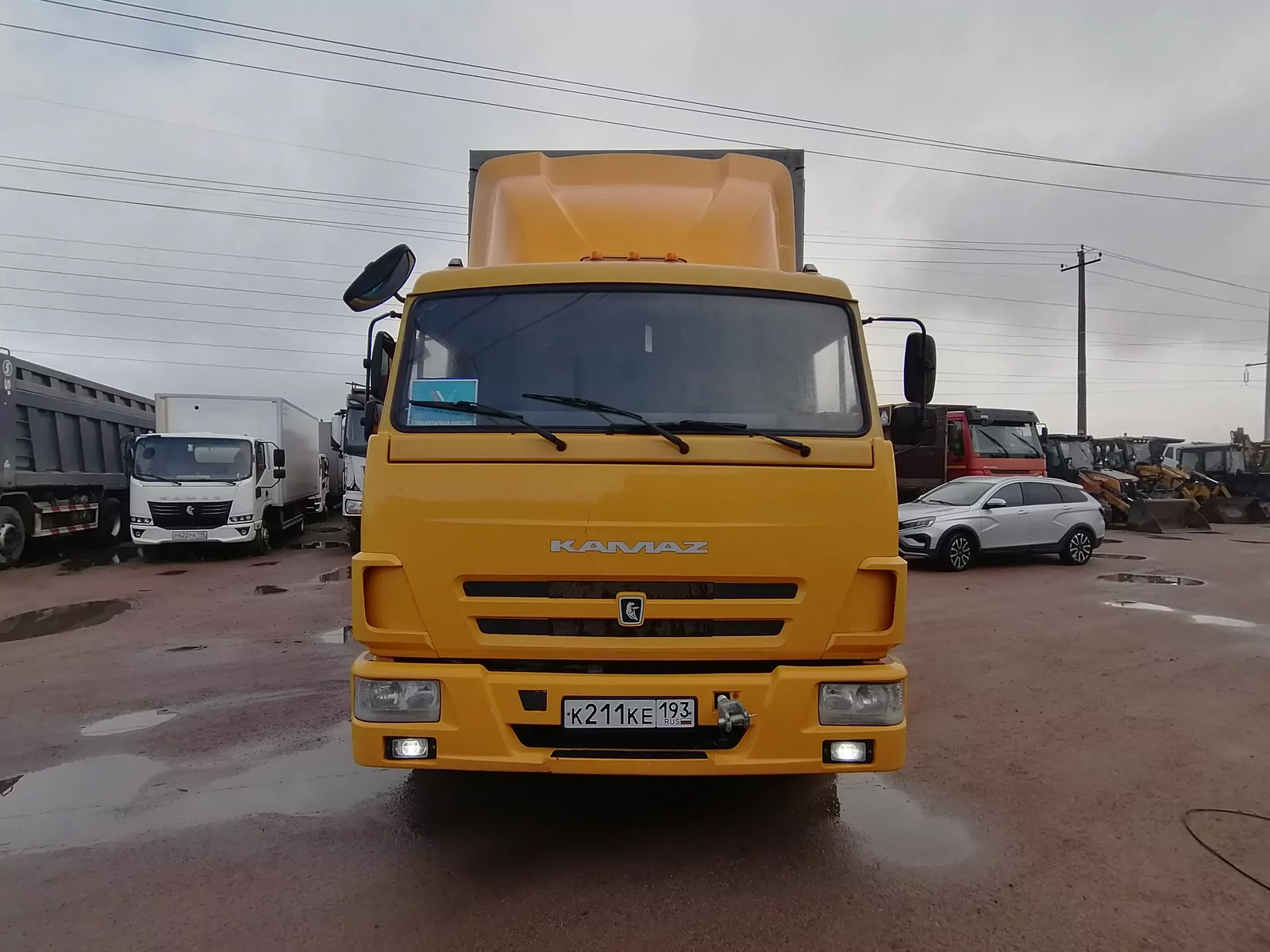 РусТрак 4388A2 на шасси КамАЗ 4308 4x2 Бортовой (Евроборт)