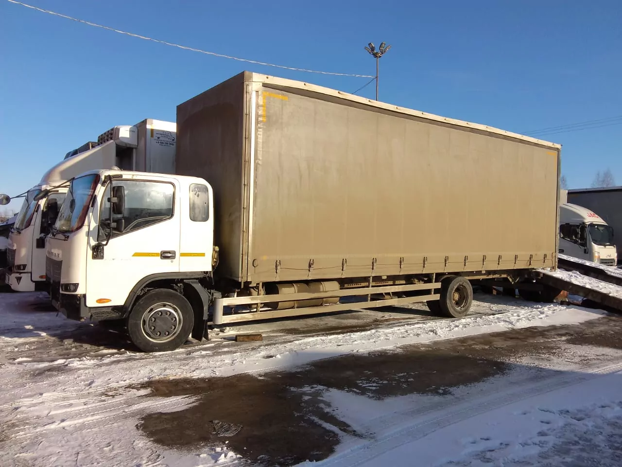 РусТрак 4389 на шасси КамАЗ 43082 4x2 Бортовой (Евроборт)