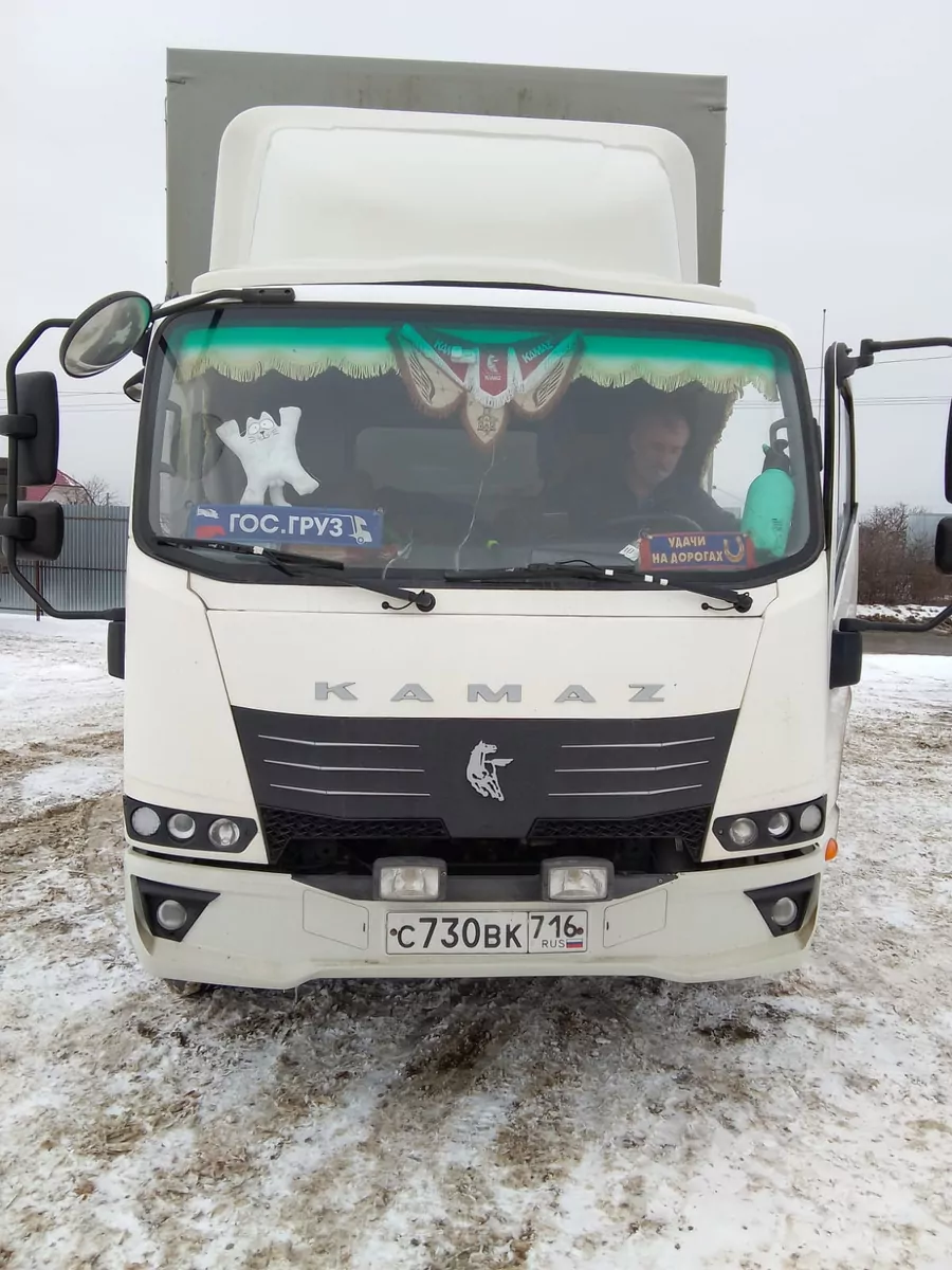 РусТрак 4389 на шасси КамАЗ 43082 4x2 бортовой (Евроборт)