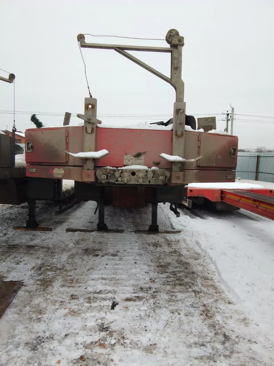 Ютерборг 9852 полуприцеп тяжеловоз 4 оси