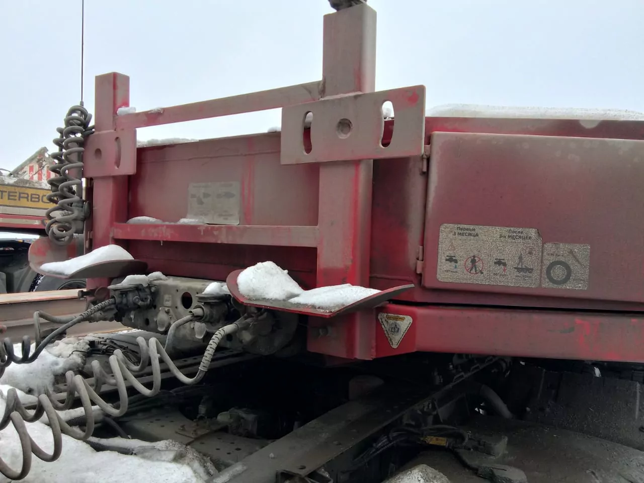 Ютерборг 9852 полуприцеп тяжеловоз 4 оси