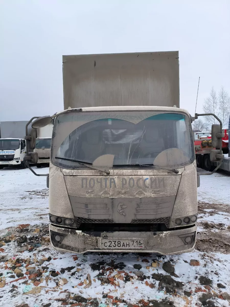 РусТрак 4389F1 на шасси КамАЗ 43082 4x2, бортовой (евроборт)