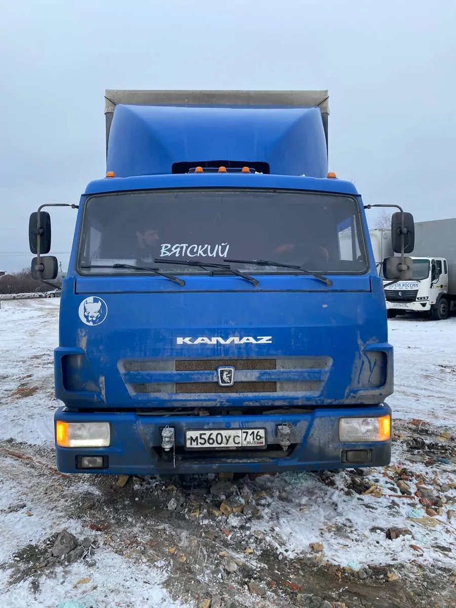 Коммерческие грузовики K7B002 на шасси КамАЗ 4308 4x2, бортовой (евроборт)